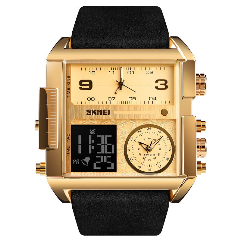 Montre de sport multifonctionnelle et étanche avec un grand cadran