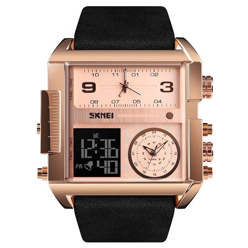 Montre de sport multifonctionnelle et étanche avec un grand cadran