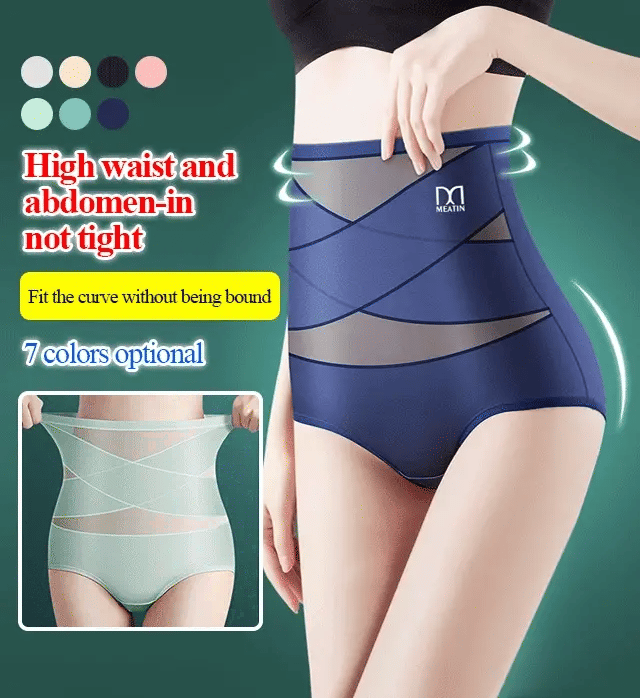 🌞Réveil printanier : 50 % de réduction !💎La solution miracle pour un ventre plat : culotte gainante sans coutures Ice-Silk à compression croisée