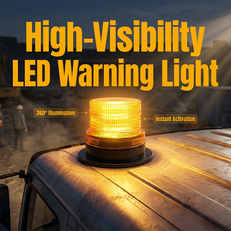 Gyrophare magnétique à LED pour situations d'urgence