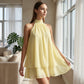 👗🌊 -50% ! Robe Bretelles Légère et Fluide avec Effet Portefeuille & Ourlet Évasé – Parfaite pour les Soirées d'Été & la Plage ✨