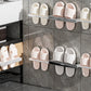 Porte-chaussures pliable à suspendre au mur pour la salle de bain