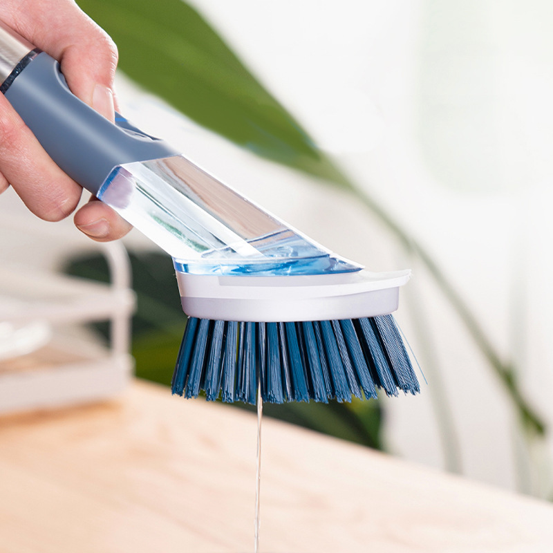 Ensemble tout-en-un de brosses et distributeur de savon