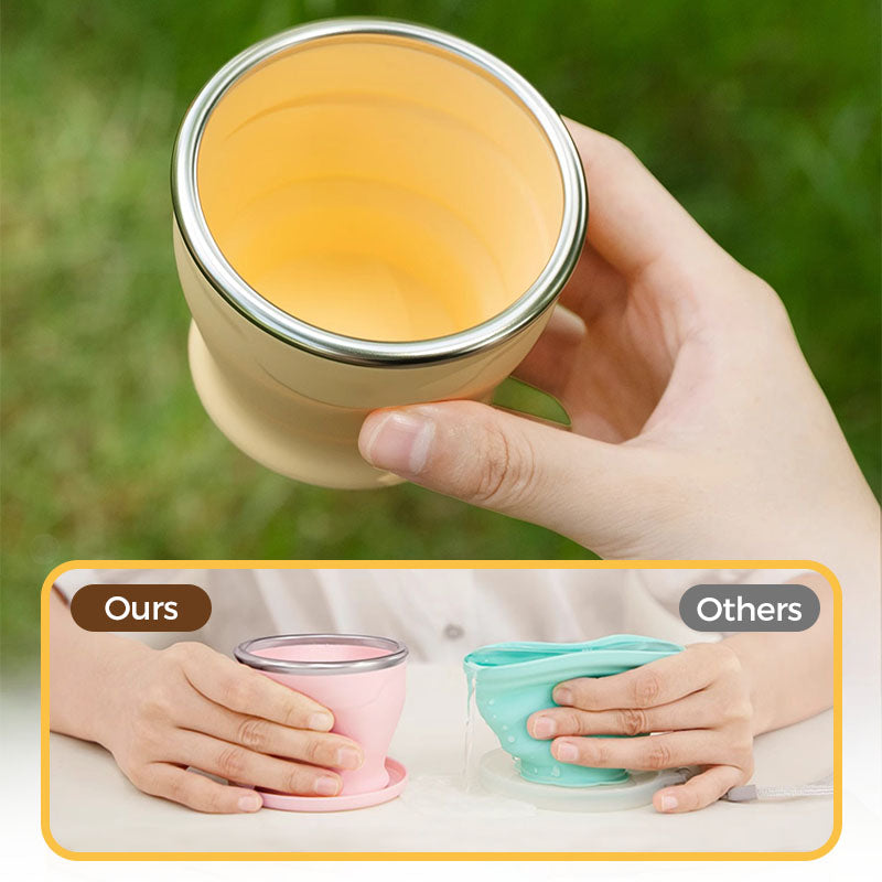 Gobelet pliable en silicone de 240 ml