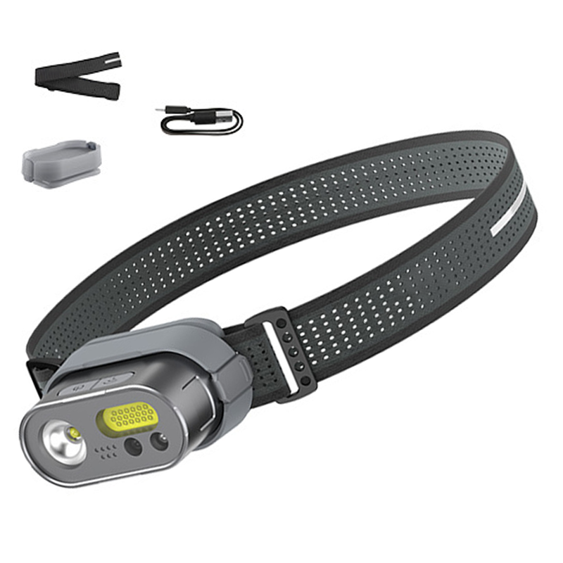 Lampe frontale LED rechargeable multifonctionnelle