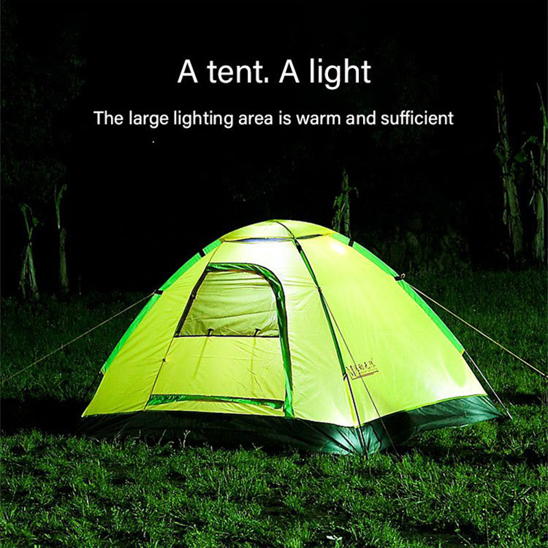 Lampe de camping rétractable à énergie solaire