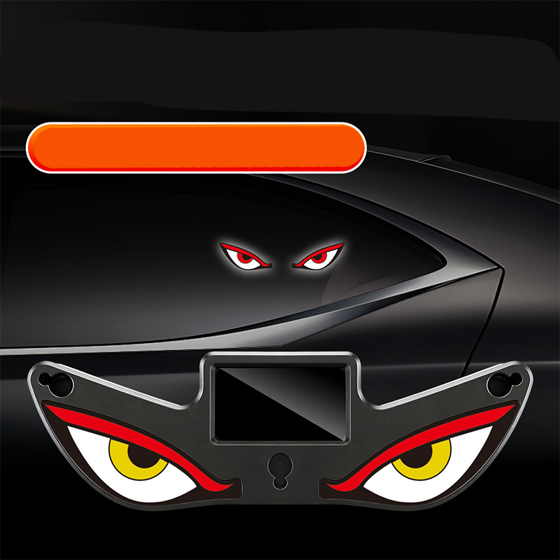 🌟Feu d'avertissement LED « Œil du diable » à énergie solaire pour voiture : brillez avec style 🚗💡