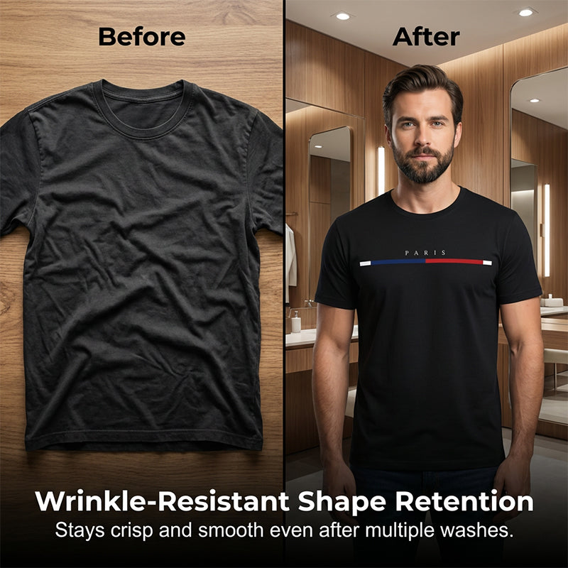 T-shirt graphique minimaliste pour homme