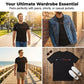 T-shirt graphique minimaliste pour homme