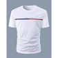 T-shirt graphique minimaliste pour homme