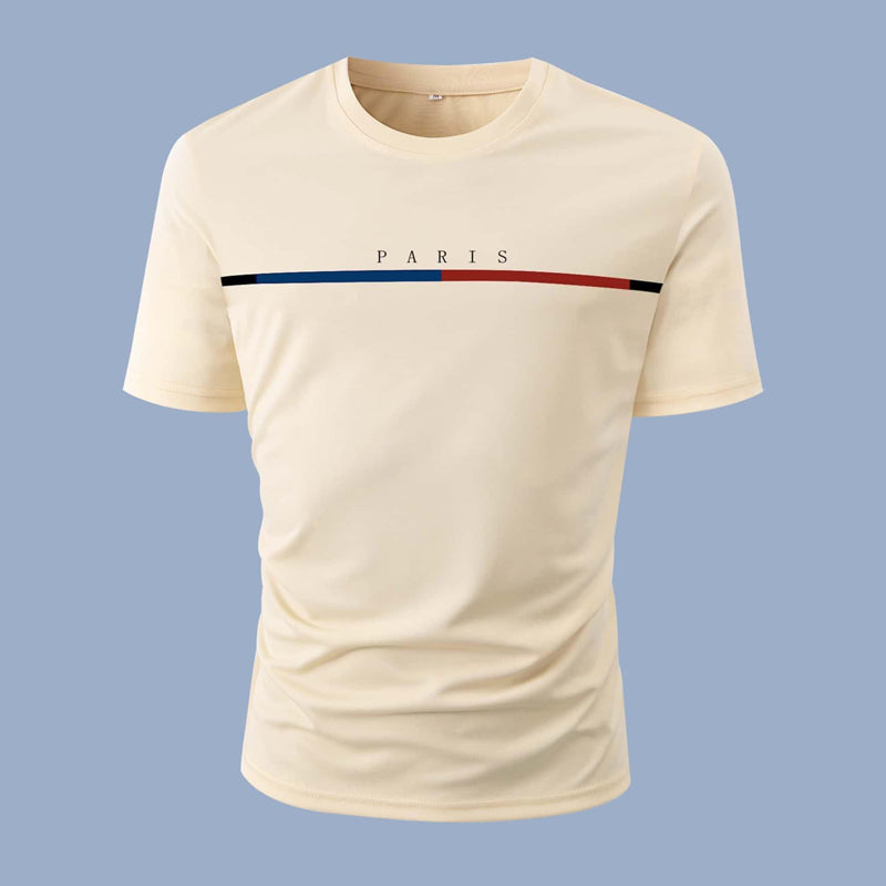 T-shirt graphique minimaliste pour homme
