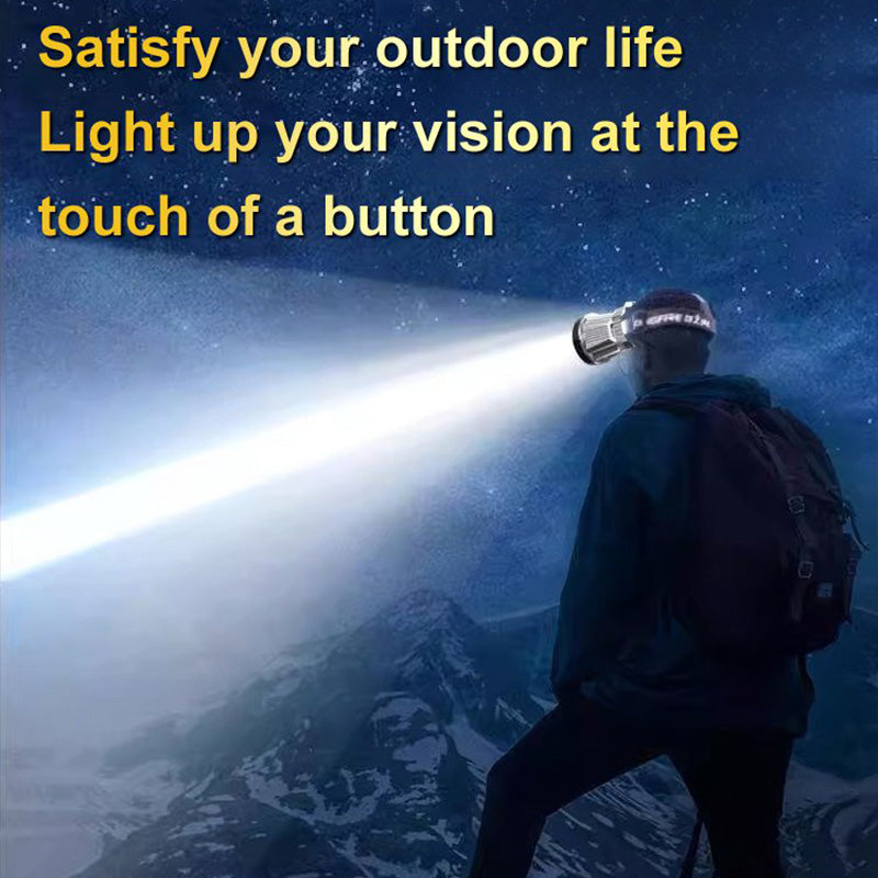 Lampe Frontale LED Super Lumineuse Rechargeable pour l'Extérieur