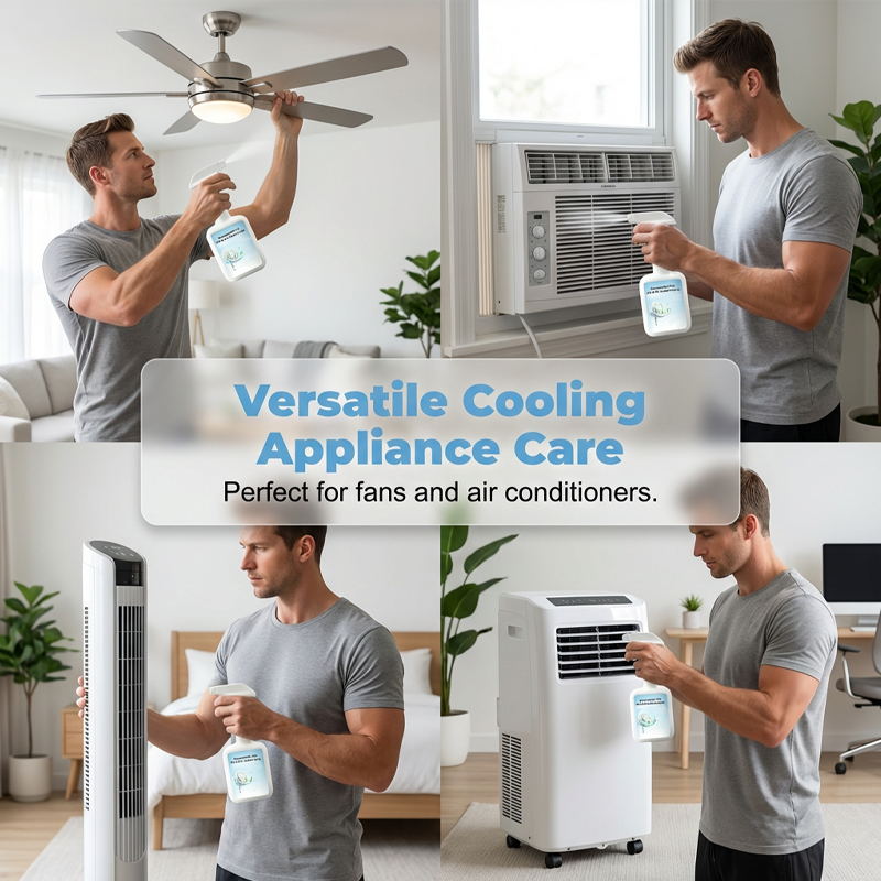 Spray nettoyant pour ventilateurs et climatiseurs sans démontage