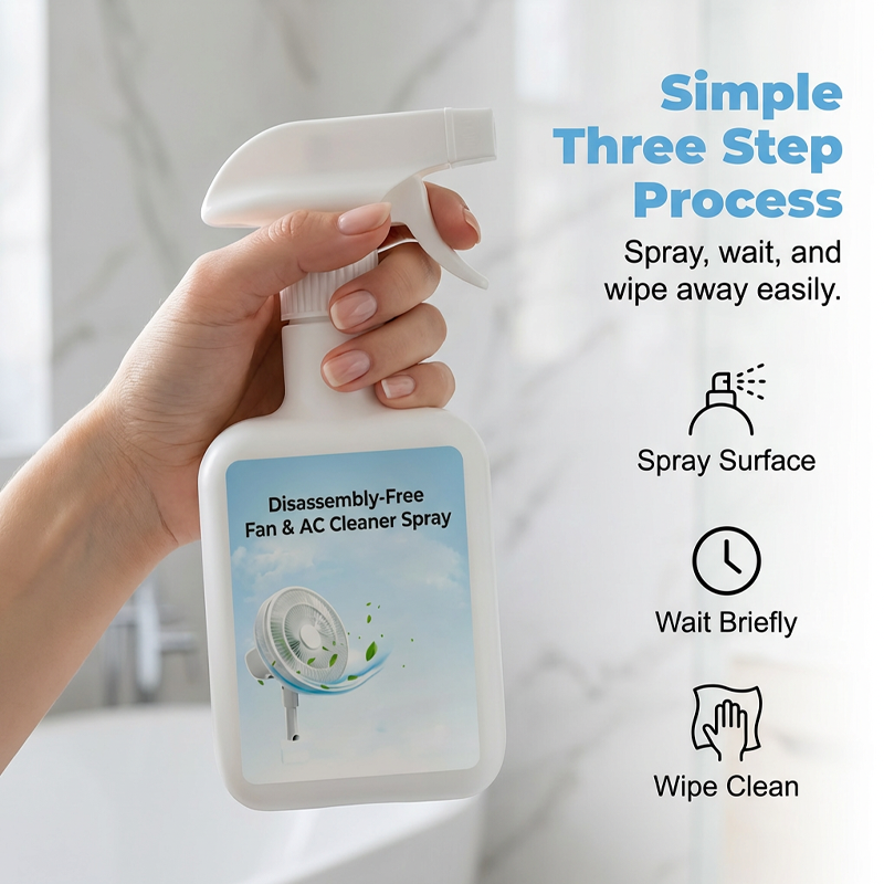 Spray nettoyant pour ventilateurs et climatiseurs sans démontage