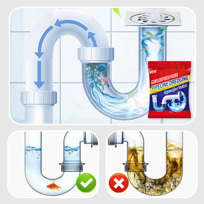 Produit de débouchage polyvalent pour les toilettes