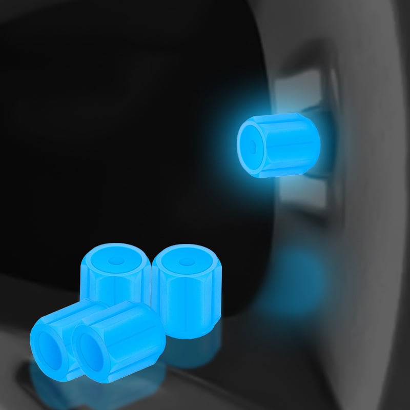Bouchons de soupapes lumineux pour les conducteurs de nuit