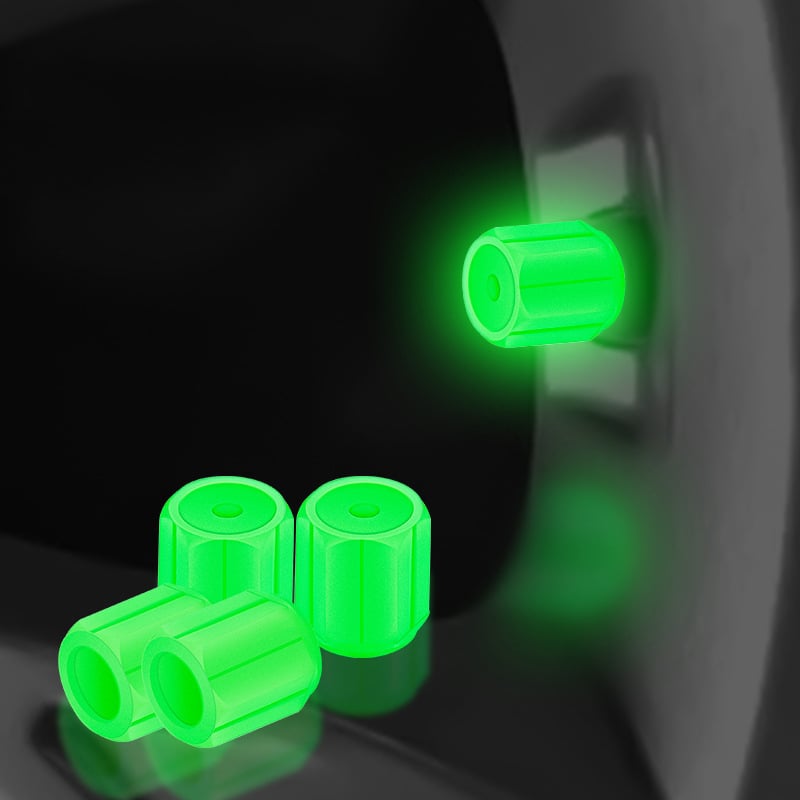 Bouchons de soupapes lumineux pour les conducteurs de nuit