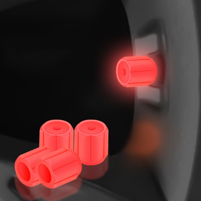 Bouchons de soupapes lumineux pour les conducteurs de nuit