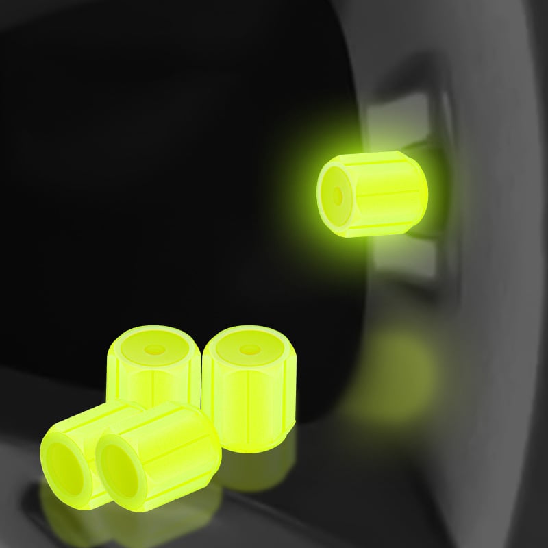Bouchons de soupapes lumineux pour les conducteurs de nuit