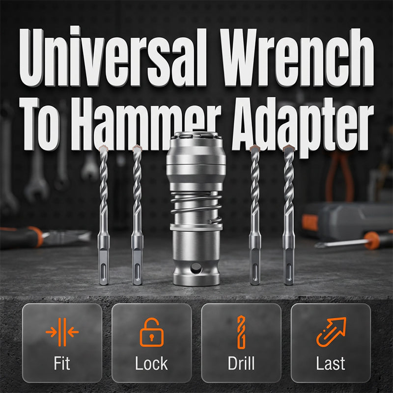 Adaptateur universel pour transformer une clé en marteau