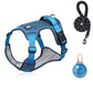 📢📢50% DE RÉDUCTION !! ⏰ Harnais Anti-Traction pour Chien avec Collier LED – Rembourrage Épais & Anneau en D Avant for des Promenades Sereines et Sécurisées ✨