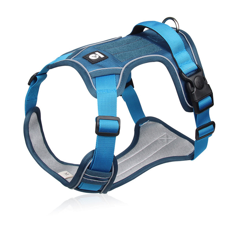 📢📢50% DE RÉDUCTION !! ⏰ Harnais Anti-Traction pour Chien avec Collier LED – Rembourrage Épais & Anneau en D Avant for des Promenades Sereines et Sécurisées ✨