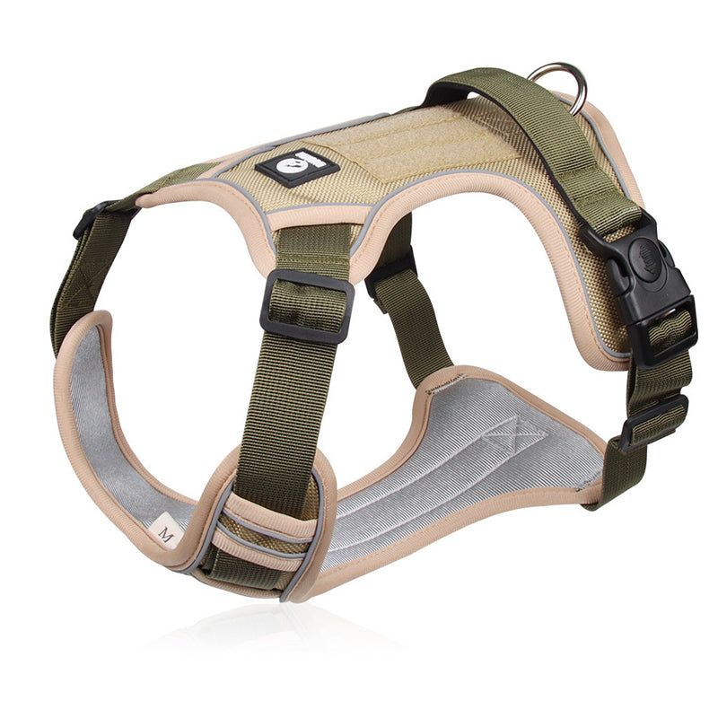 📢📢50% DE RÉDUCTION !! ⏰ Harnais Anti-Traction pour Chien avec Collier LED – Rembourrage Épais & Anneau en D Avant for des Promenades Sereines et Sécurisées ✨