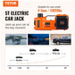 🔥Jusqu'à épuisement des stocks : 49 % de réduction !🎉Kit de cric 12 en 1, capacité max. 5 tonnes / 11 023 livres, comprenant un cric hydraulique, une clé à chocs électrique, une pompe gonflable intégrée et une lampe LED, élévateur portable