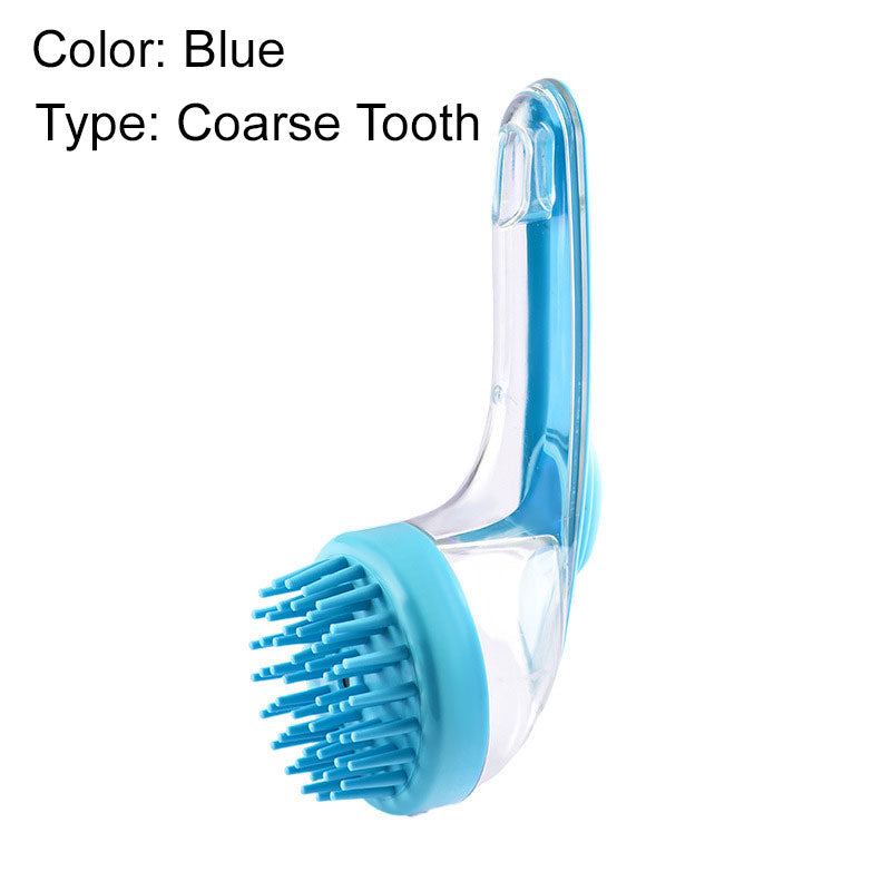 📢📢50 % DE RÉDUCTION !! ⏰Brosse de bain pour animaux de compagnie avec long manche et distributeur de shampoing
