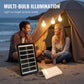 Système d'éclairage solaire autonome : kit complet comprenant 3 ampoules LED et un accumulateur ☀️🔋