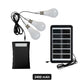 Système d'éclairage solaire autonome : kit complet comprenant 3 ampoules LED et un accumulateur ☀️🔋