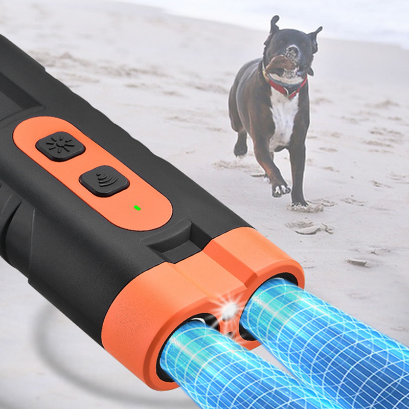 🐕 PROMO LIMITÉE 50% DE RÉDUCTION ! 📡 Dispositif Anti-Aboiements pour Chiens – Double Ultrason, Lampe Torche & Recharge Type-C ✨