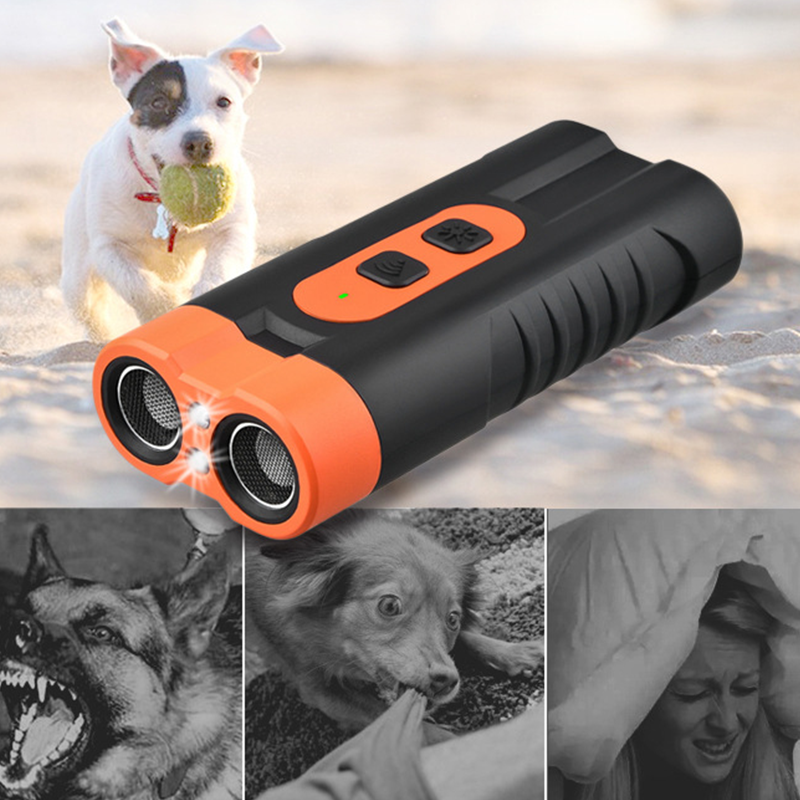 🐕 PROMO LIMITÉE 50% DE RÉDUCTION ! 📡 Dispositif Anti-Aboiements pour Chiens – Double Ultrason, Lampe Torche & Recharge Type-C ✨