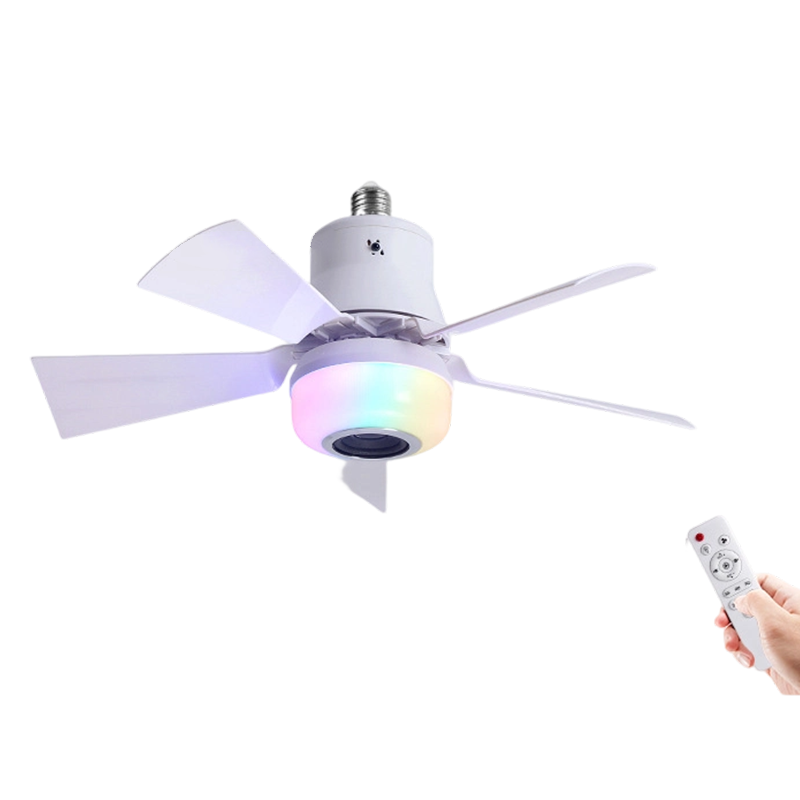 📢📢49 % DE RÉDUCTION !! ⏰Ventilateur de plafond intelligent avec éclairage, RGB et haut-parleur Bluetooth