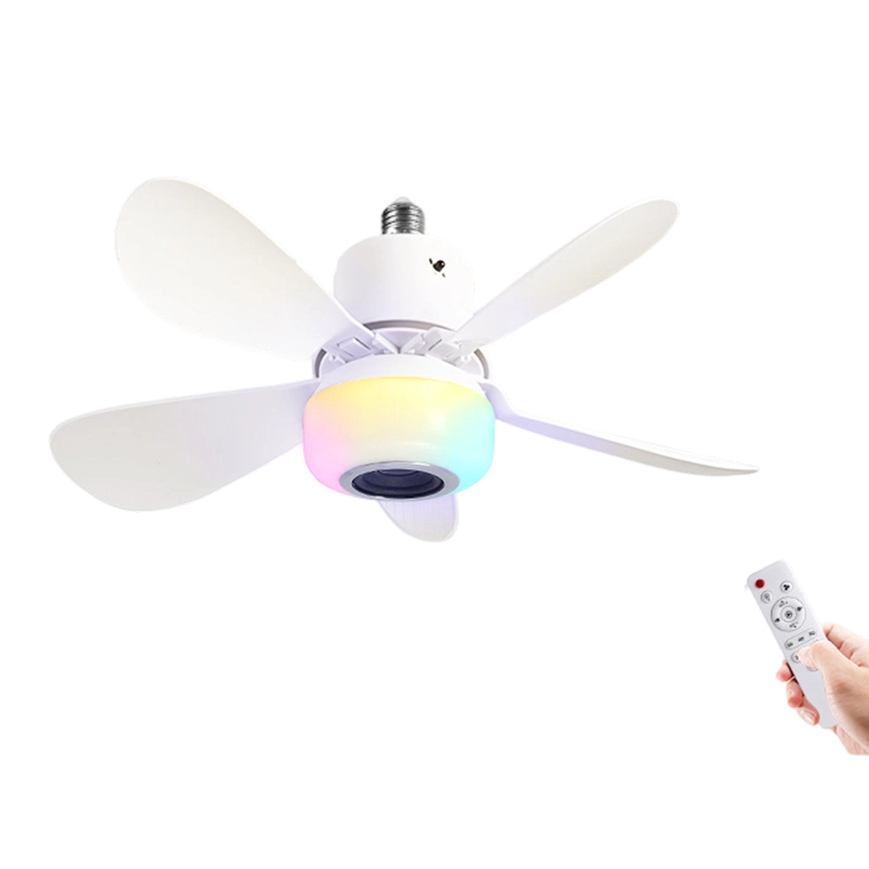 📢📢49 % DE RÉDUCTION !! ⏰Ventilateur de plafond intelligent avec éclairage, RGB et haut-parleur Bluetooth