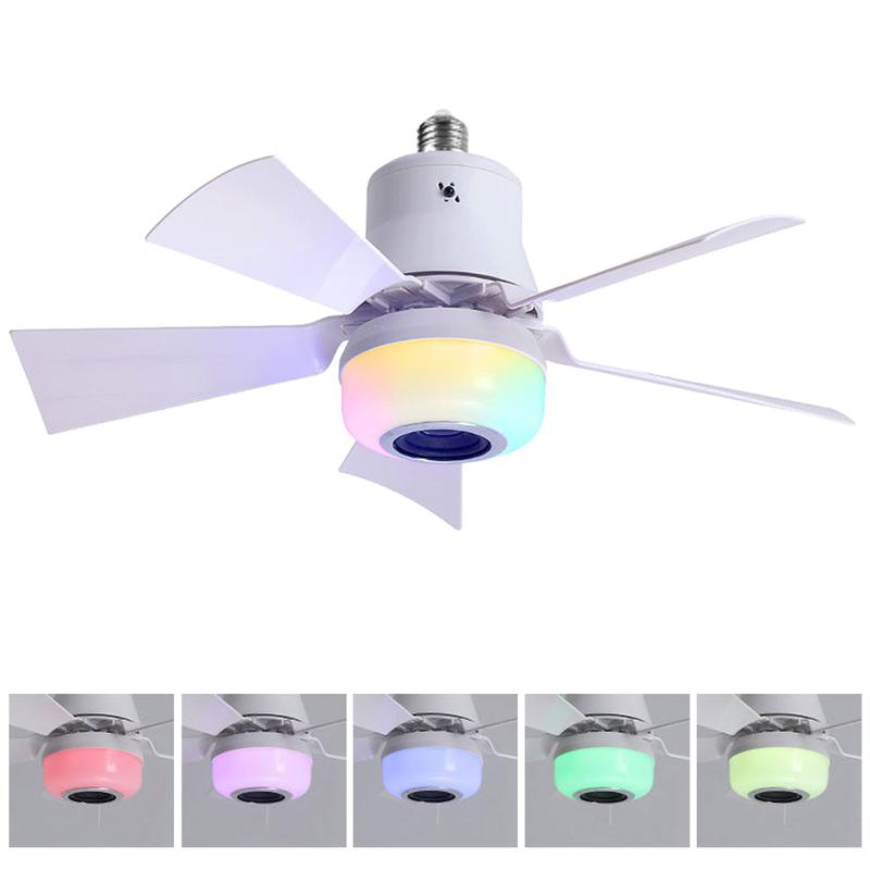 📢📢49 % DE RÉDUCTION !! ⏰Ventilateur de plafond intelligent avec éclairage, RGB et haut-parleur Bluetooth