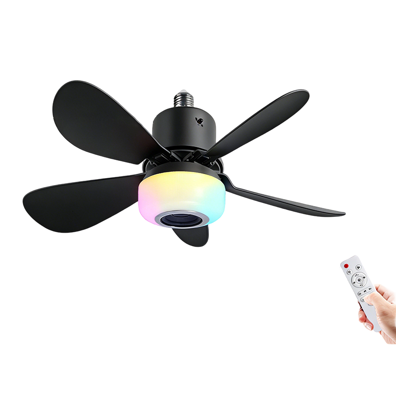 📢📢49 % DE RÉDUCTION !! ⏰Ventilateur de plafond intelligent avec éclairage, RGB et haut-parleur Bluetooth