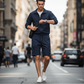 Short cargo à séchage rapide pour homme, avec poches