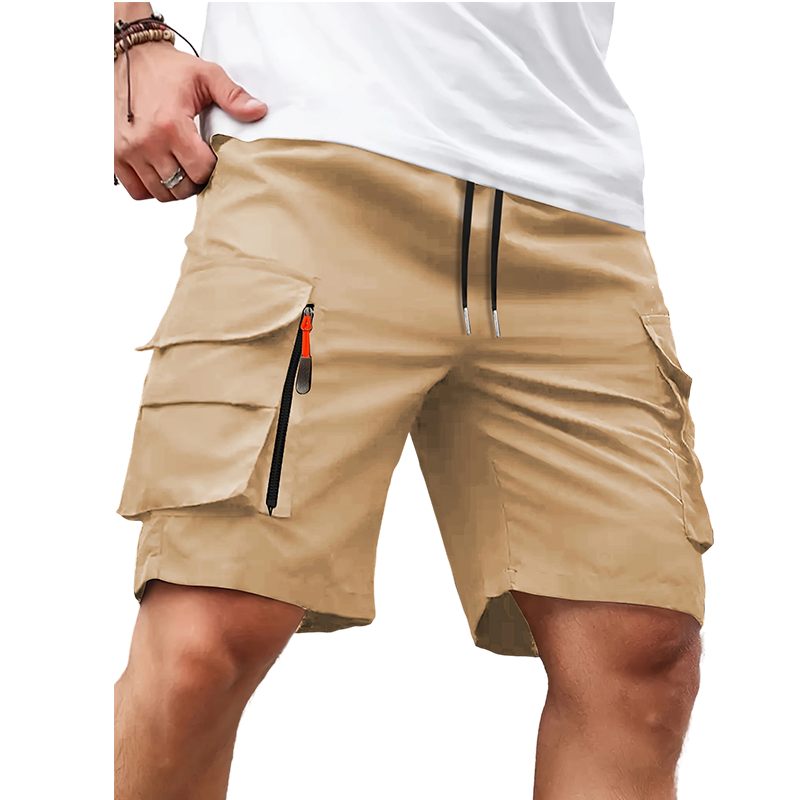 Short cargo à séchage rapide pour homme, avec poches