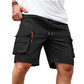 Short cargo à séchage rapide pour homme, avec poches