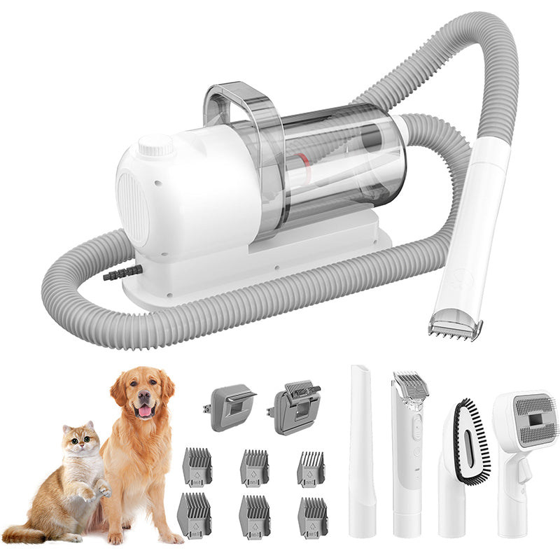 Kit d'aspiration tout-en-un pour le toilettage des animaux de compagnie