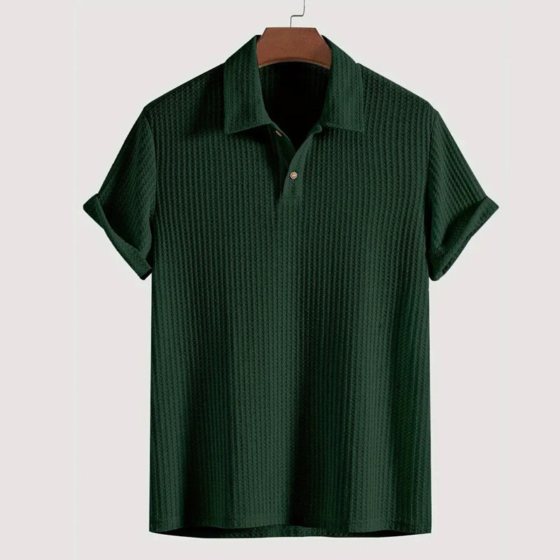 👔🌬️ PROMO FLASH 50% DE RÉDUCTION ! 🧵 Chemise Homme à Manches Courtes en Tissu Maille – Respirante, Légère, Parfaite pour l'Été ou la Superposition ✨