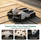 Sandales pour femme à lanières croisées et motif à pois