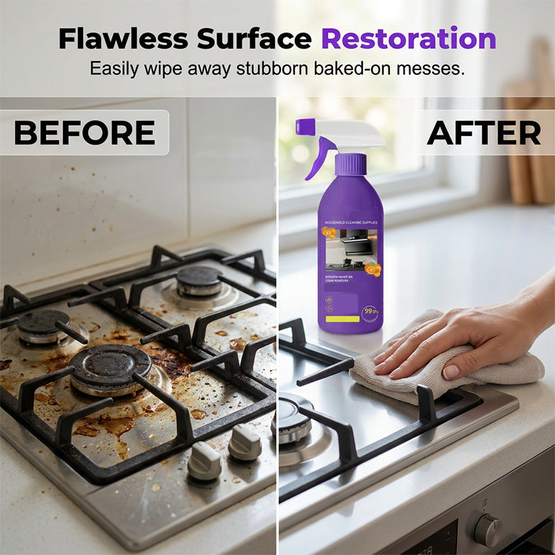 Spray nettoyant multifonction pour les graisses de cuisine