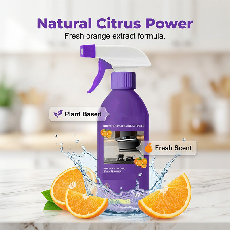 Spray nettoyant multifonction pour les graisses de cuisine