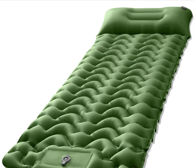 🏕️💤 PROMO FLASH 50% ! Coussin Gonflable Camping – Matelas Premium, Léger, Valve Rapide, Confort Ultime, Compact & Facile à Transporter ⛺