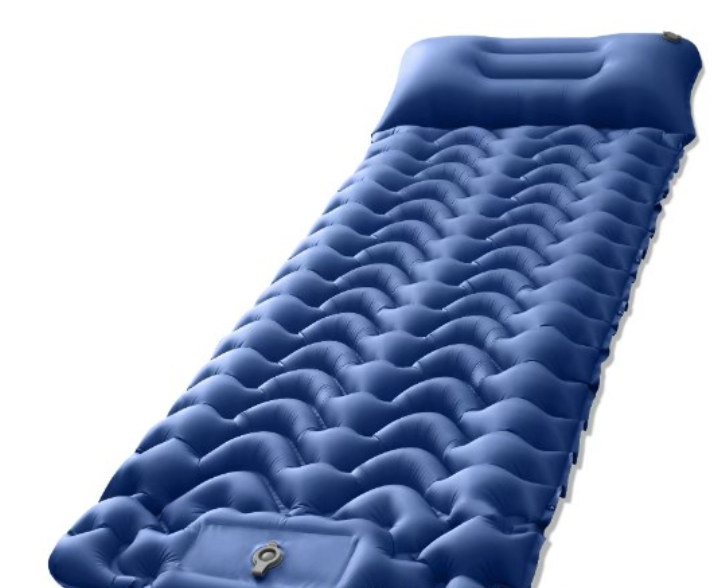 🏕️💤 PROMO FLASH 50% ! Coussin Gonflable Camping – Matelas Premium, Léger, Valve Rapide, Confort Ultime, Compact & Facile à Transporter ⛺
