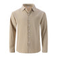 👔 PROMO LIMITÉE 50% DE RÉDUCTION ! ✨ Chemise Homme Lin – Boutonnage Classique, Respirante, Polyvalente 🍂