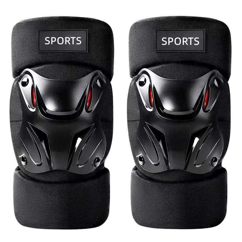 🛡️ PROMO LIMITÉE 51% DE RÉDUCTION ! ✨ Lot Protège-Genoux & Coudes Moto – Coque Rigide, Rembourrage HD, Réglable 🏍️