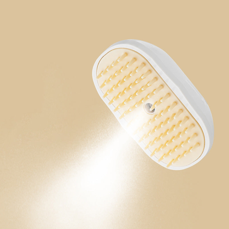 Brosse de massage 3-en-1 avec vaporisateur pour animaux